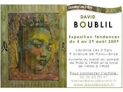 picture of Exposition Tendances à la librairie les 3 épis à Brive (19100) en août 2009