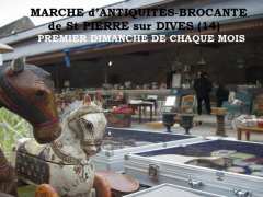 фотография de  Marché à la Brocante de St PIERRE sur DIVES 11 AVRIL 2010 