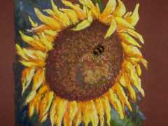 фотография de Exposition de peinture, Agnès Dortu.