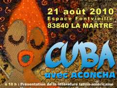 picture of Cuba à l'honneur avec Aconcha plasticienne, écrivain  et musicienne cubaine