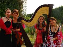 Foto Concert Harpe Violon et 2 Chanteuses