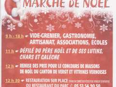 photo de marché de Noel et vide grenier