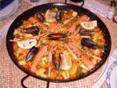 photo de repas paella