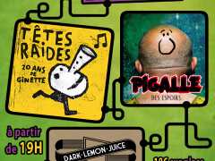 Foto TETES RAIDES/ PIGALLE/DARK LEMON JUICE A ILES DE VASSIVIERE
