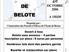 photo de CONCOURS DE BELOTE