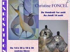 foto di Brigitte Lombard  et Christine Foncel - sculpture et peinture