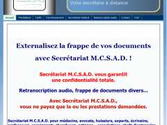 picture of RETRANSCRIPTION AUDIO, FRAPPE DE MANUSCRITS... avec Secrétariat M.C.S.A.D.