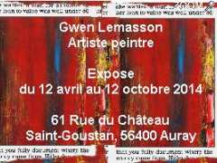 picture of Jusqu'au 12 octobre 2014, visitez la galerie de Gwen Lemasson, artiste peintre Vannes - Auray