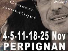 Foto Philippe Estève en concert acoustique 