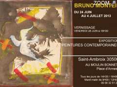 фотография de BRUNO MONTEIL EXPOSITION PEINTURES CONTEMPORAINES SAINT-AMBROIX 30500