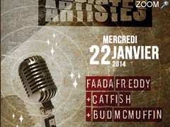 Foto Faada Freddy + Catfish + Bud McMuffin en concert à Nantes le 22/01/14