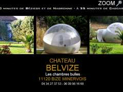 photo de Les Chambres Bulles du Château Belvize