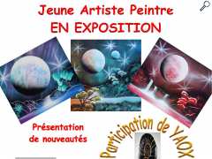 Foto Les 11 et 12 novembre 2017 - Exposition de peinture et de sculptures sur craie de Matrix et YAOX