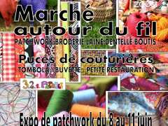 фотография de Marché autour du fil, puces des couturières et exposition de patchworks