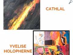 Foto Exposition de peinture par Yvelise Holopherne et Cathlal