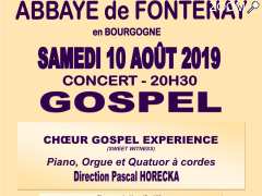 фотография de Concert-GOSPEL à l'Abbaye de Fontenay en Bourgogne le 10 août à20h30