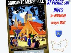 фотография de Marché mensuel d'Antiquités-Brocante de St PIERRE en AUGE